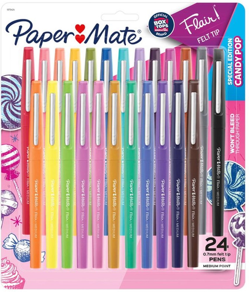 Limited Edition Medium Tip Candy Pop Flair Felt Tip Pens