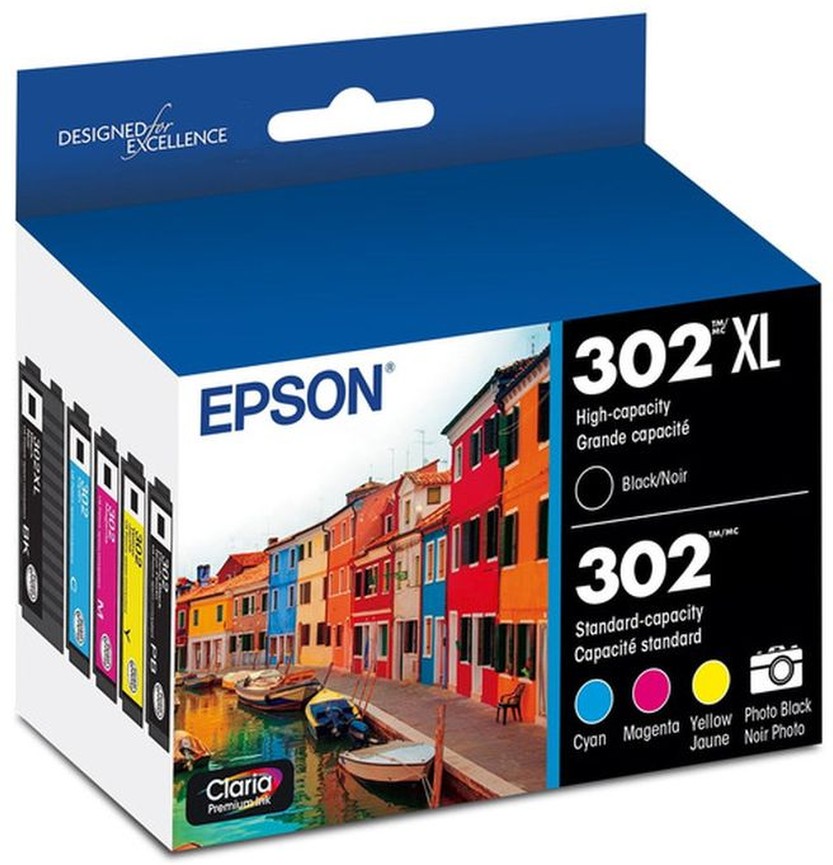 302XL/302 Black/Color High Yield/Standard Yield Ink Cartridge