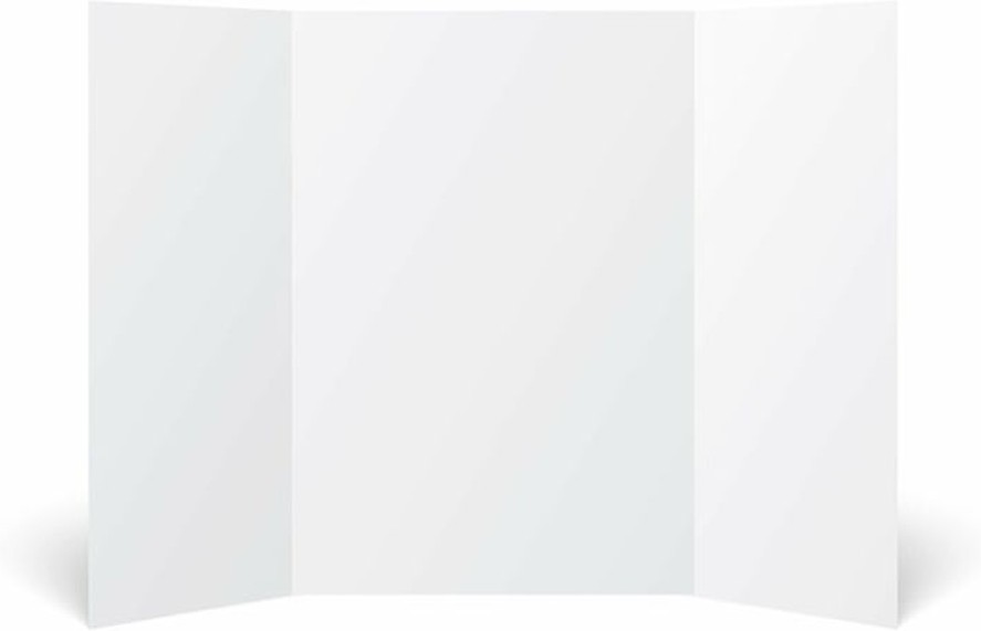 Tri-Fold Project Board - White