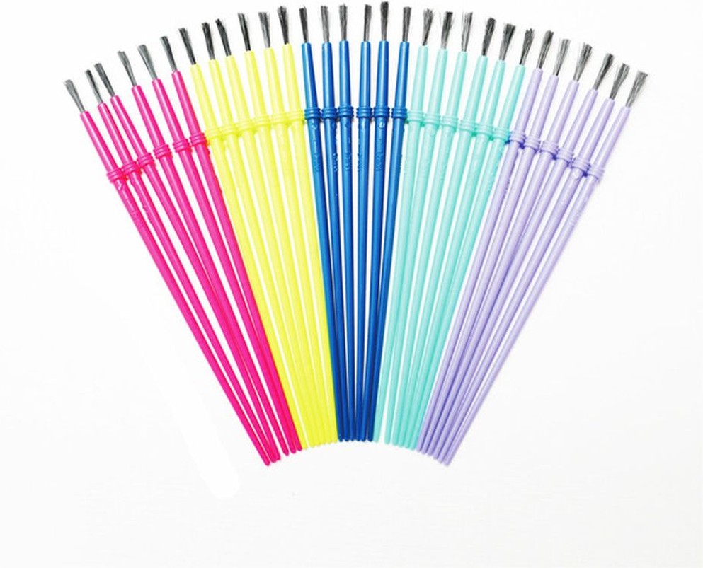 Round Synthetic Bristle Art Brushes