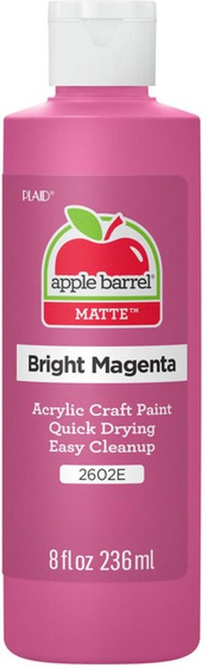 2602E Bright Magenta Matte FInish Acrylic Craft Paint