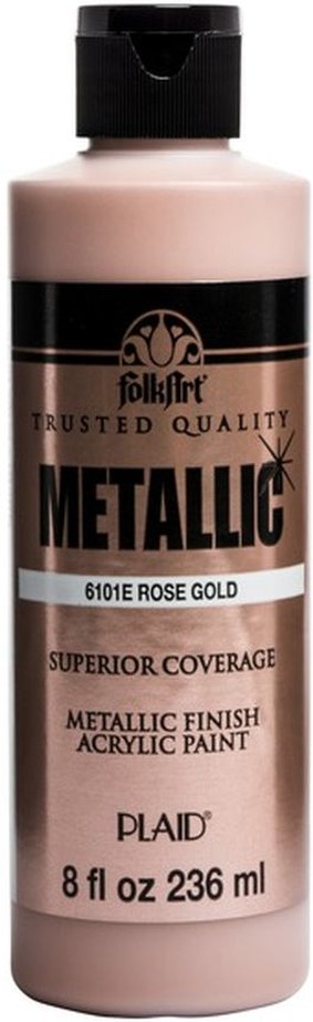 6101E Metallic Finish Rose Gold Metallic Acrylic Craft Paint