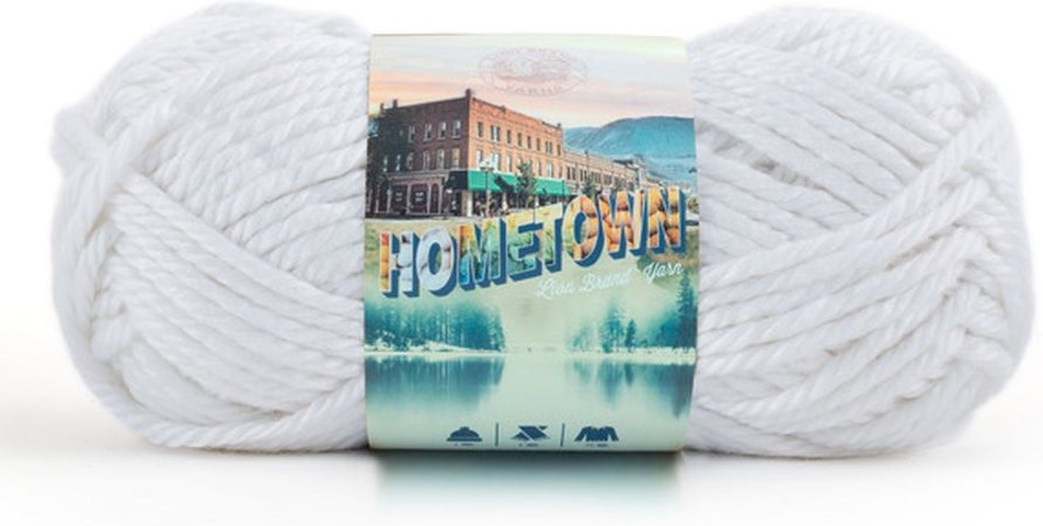 Hometown USA 135 100 New York White Yarn