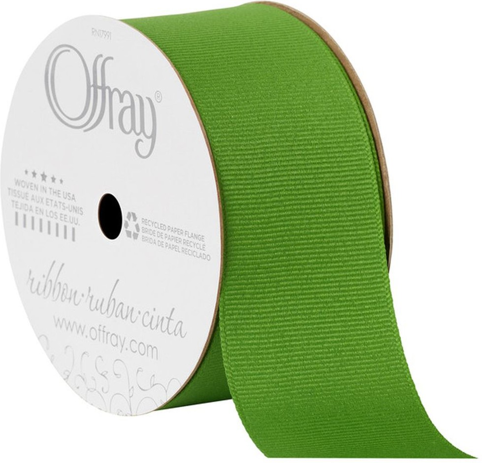 Apple Green Grosgrain Ribbon