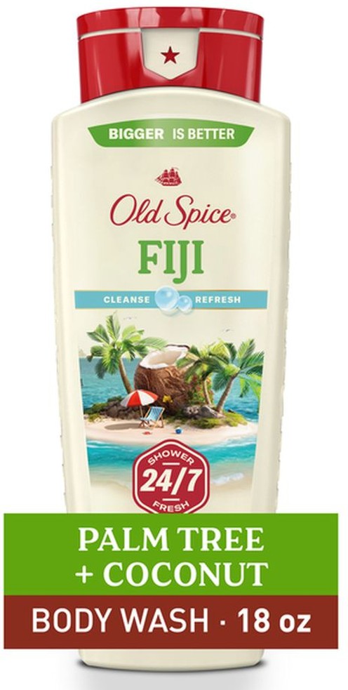 Men's Body Wash Fiji with Palm Tree