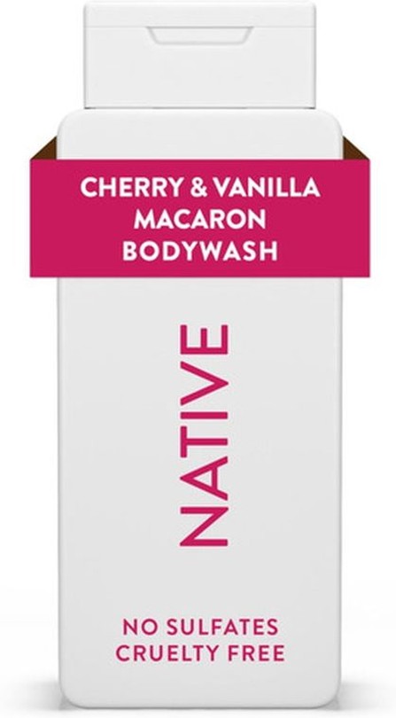 Cherry Vanilla Macaron Sulfate Free Paraben Free Natural Body Wash