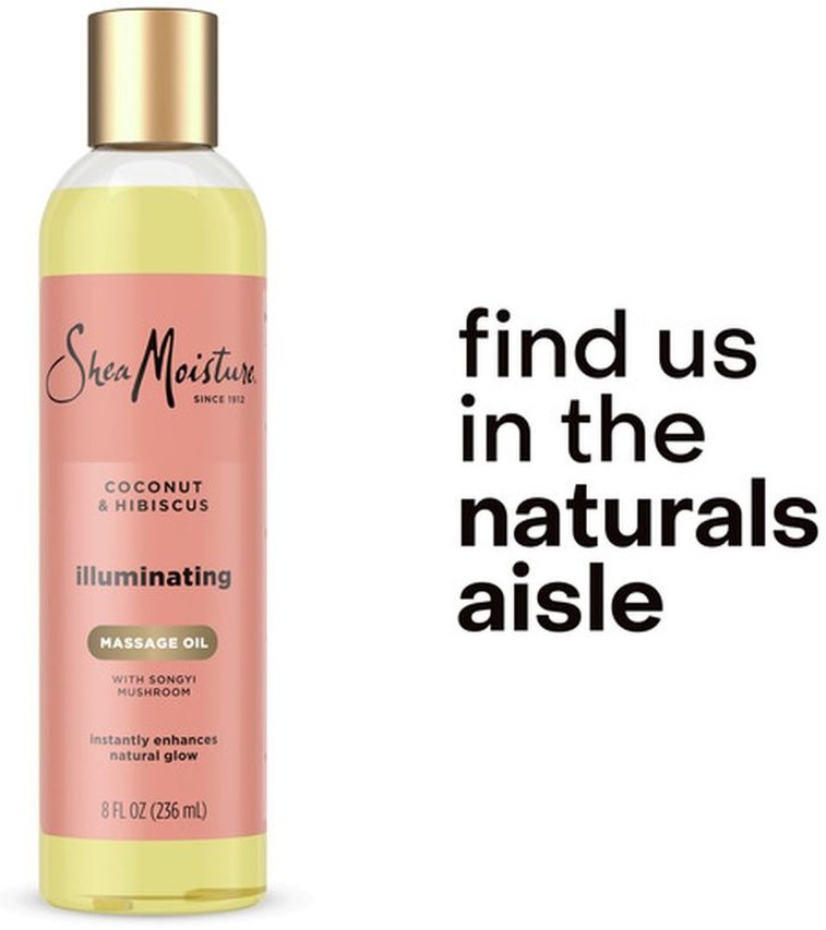 Bath, Massage And Body Oil Coconut Oil And Hibiscus