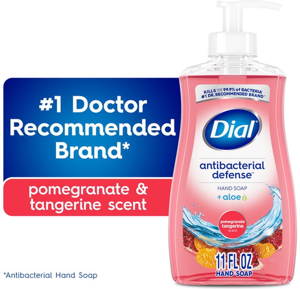 Liquid Hand Soap, Antibacterial, Pomegranate Tangerine