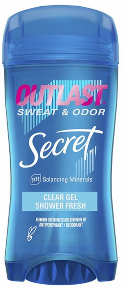 Outlast Clear Gel Antiperspirant Deodorant, Shower Fresh Scent