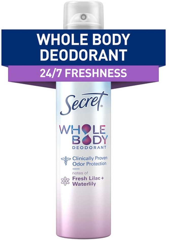 Whole Body Aluminum Free Deodorant Spray Lilac & Waterlily