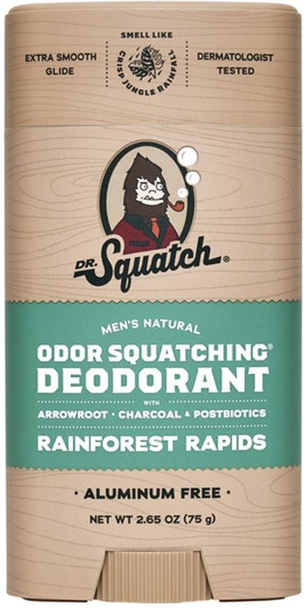 Odor Squatching Aluminum Free Deodorant, Rainforest Rapids