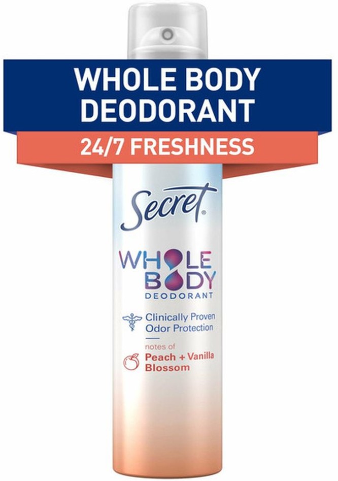 Whole Body Aluminum Free Deodorant Spray Peach & Vanilla