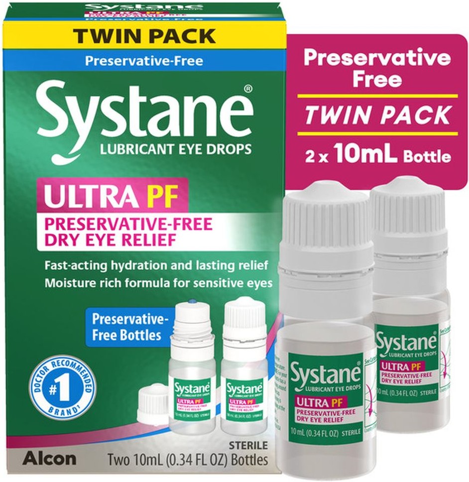 Eye Drops, Ultra PF, Twin Pack