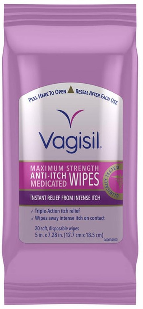 Anti-Itch Wipes, Medicated, Maximum Strength