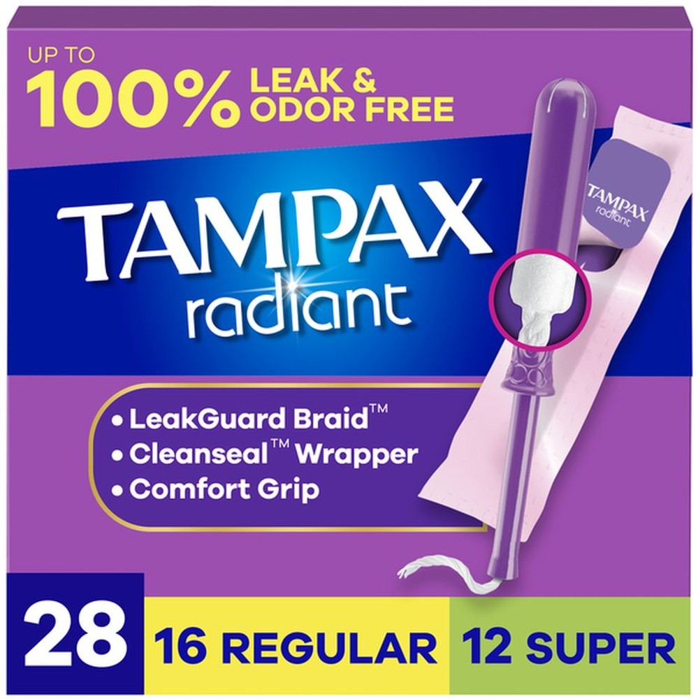 Radiant Tampons, Regular/Super