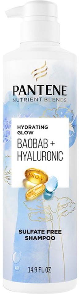 Sulfate Free Shampoo with Baobab Essence, for Dry Hair, Color Safe, with pump