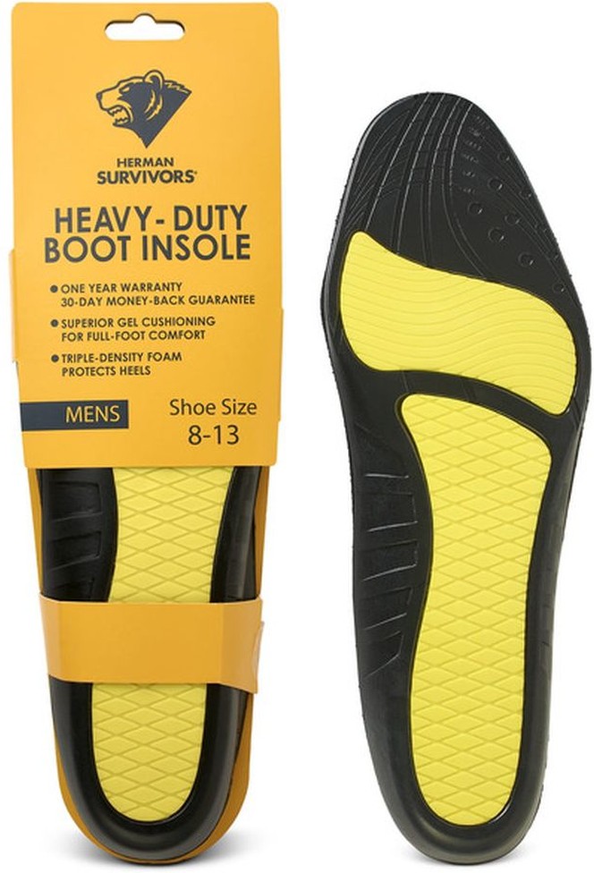 Mens Boot Insoles Heavy Duty 8-13