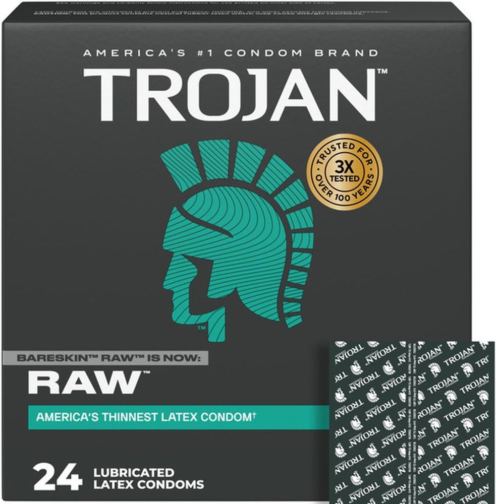Bareskin Raw Condoms, Thin Condoms, Count Lubricated Condoms