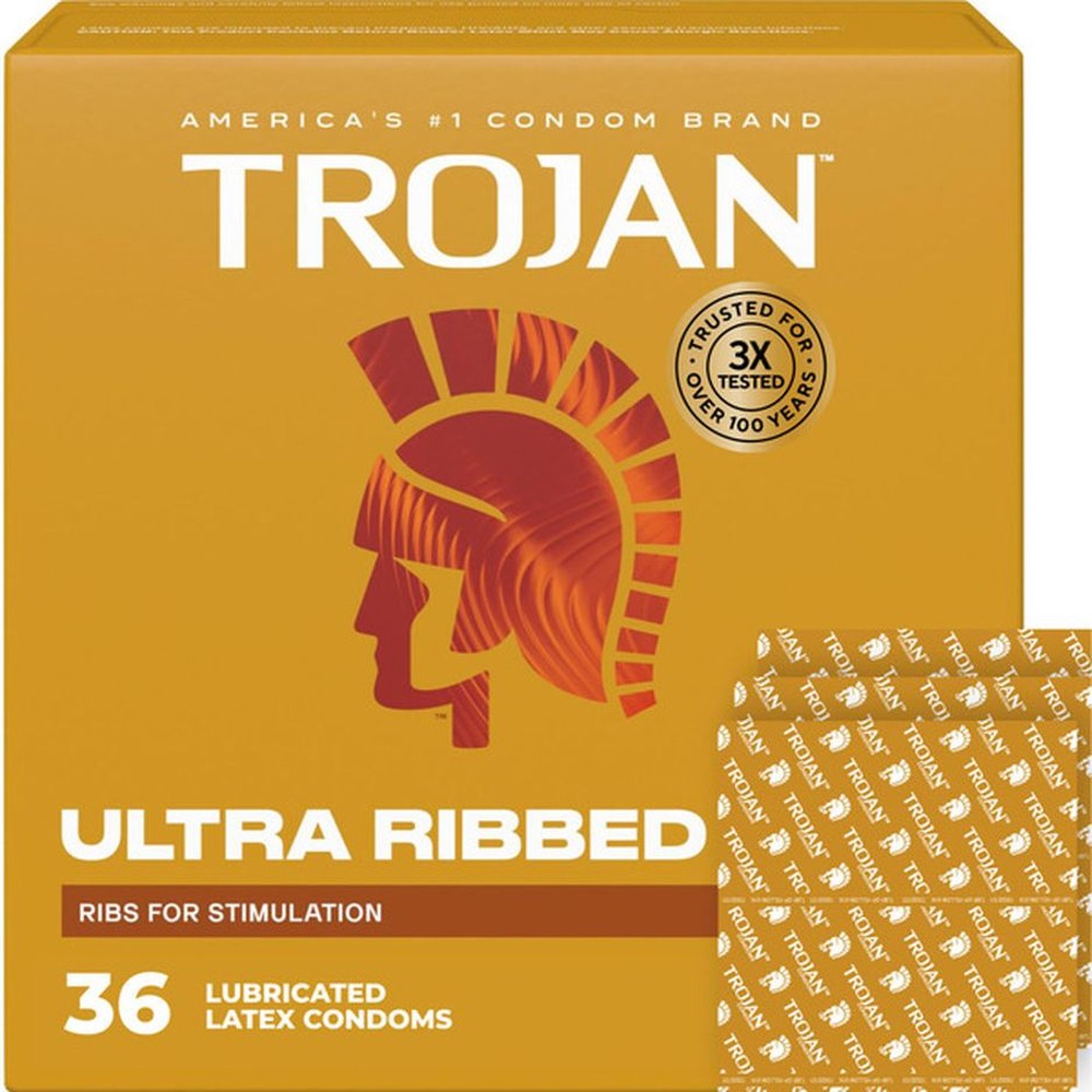 Ultra Ribbed Lubricated Condoms For Ultra Stimulation