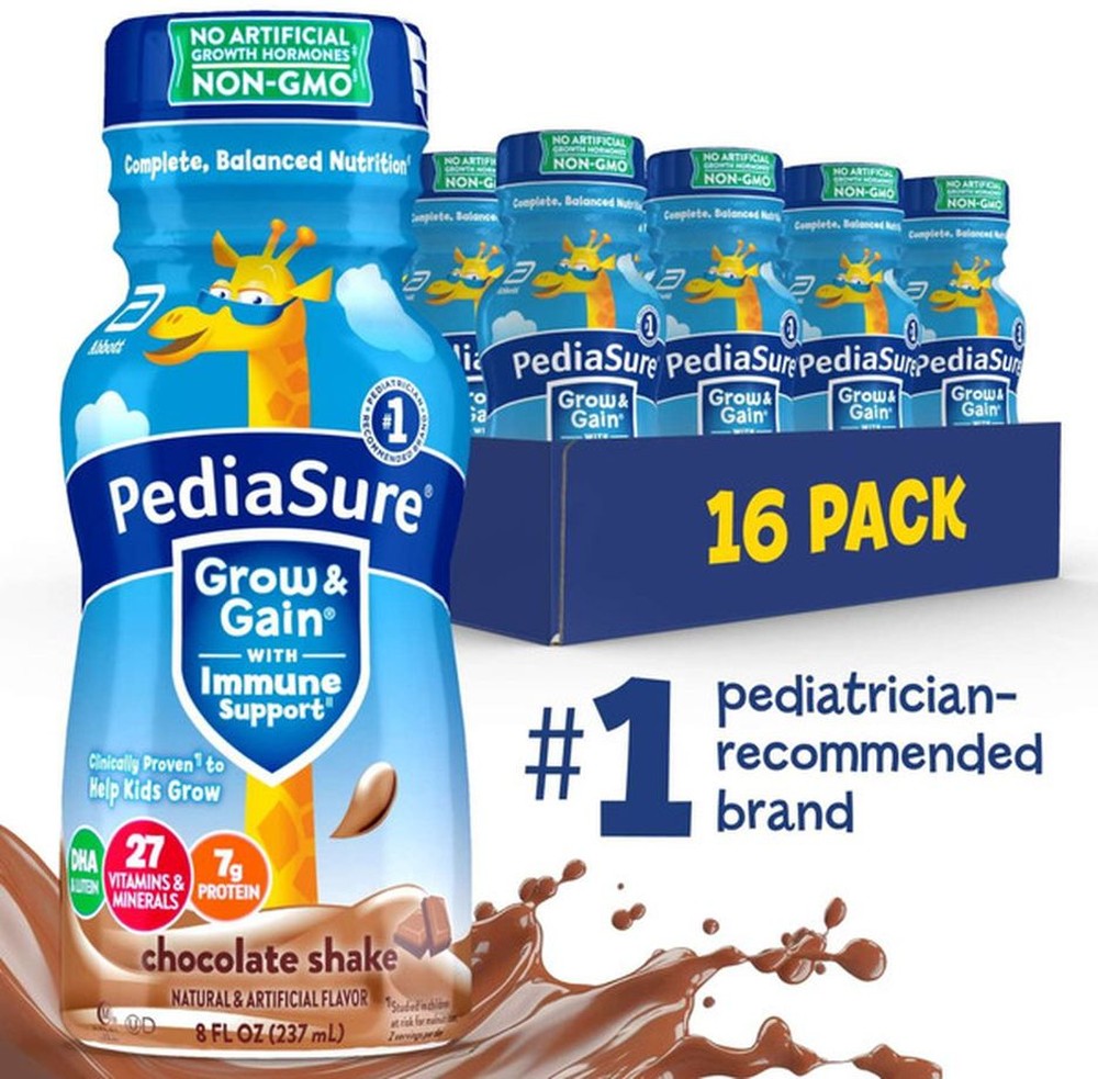 Grow & Gain with Immune Support Nutritional Shake, Chocolate