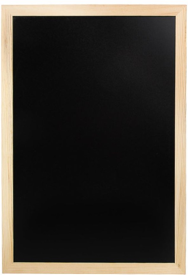 Chalkboard with Wood Frame - Natural Unfinished