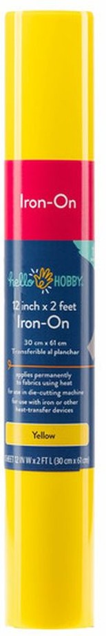 Iron-On Vinyl Roll - Yellow
