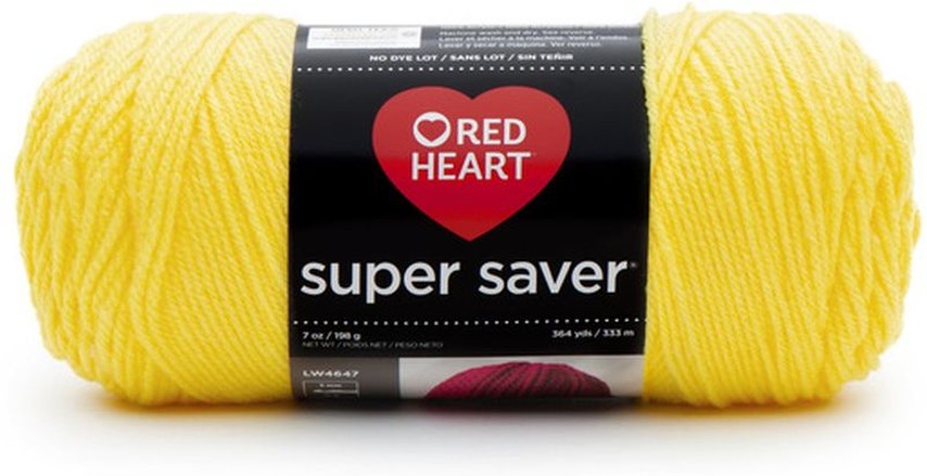 Yarn, Bright Yellow 0324, Medium 4