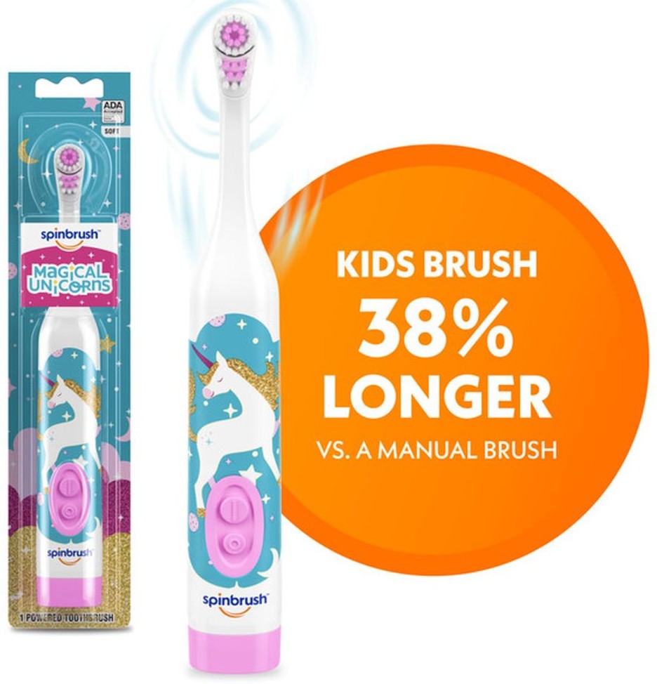 Magical Unicorn Kid's Electric Battery Toothbrush
