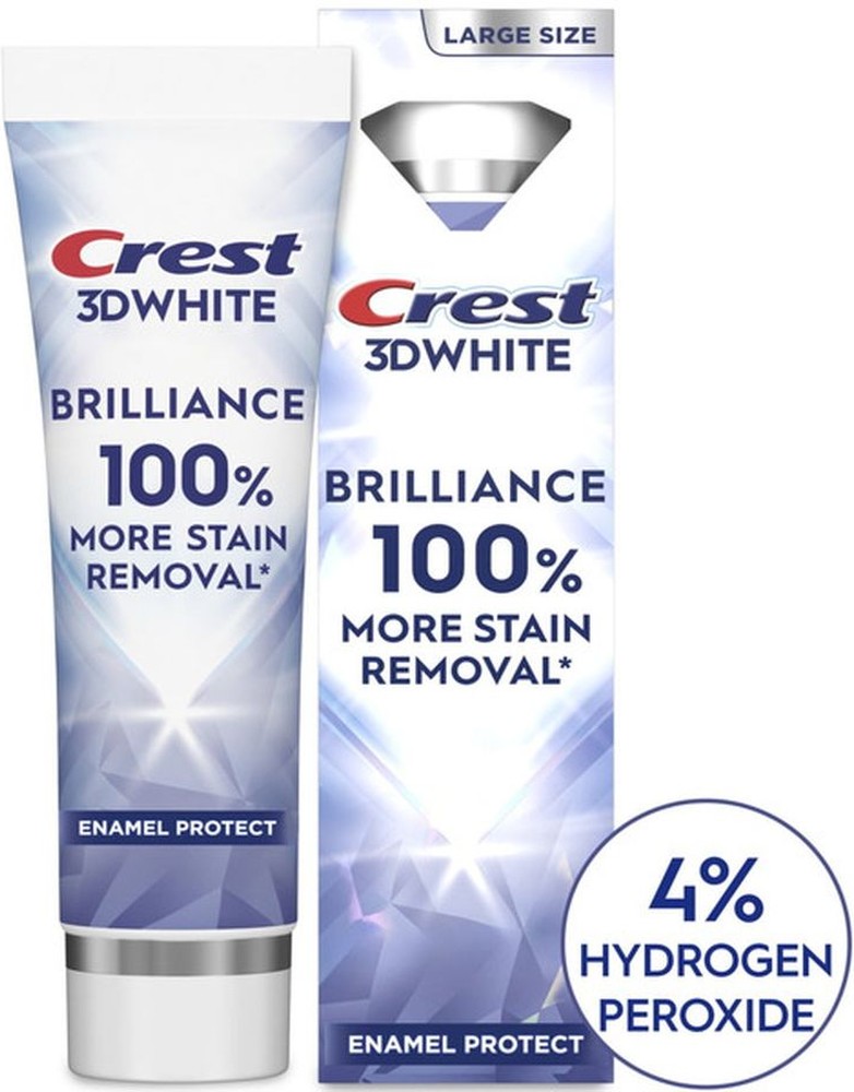 3D White Brilliance Pro Enamel Protect Teeth Whitening Toothpaste