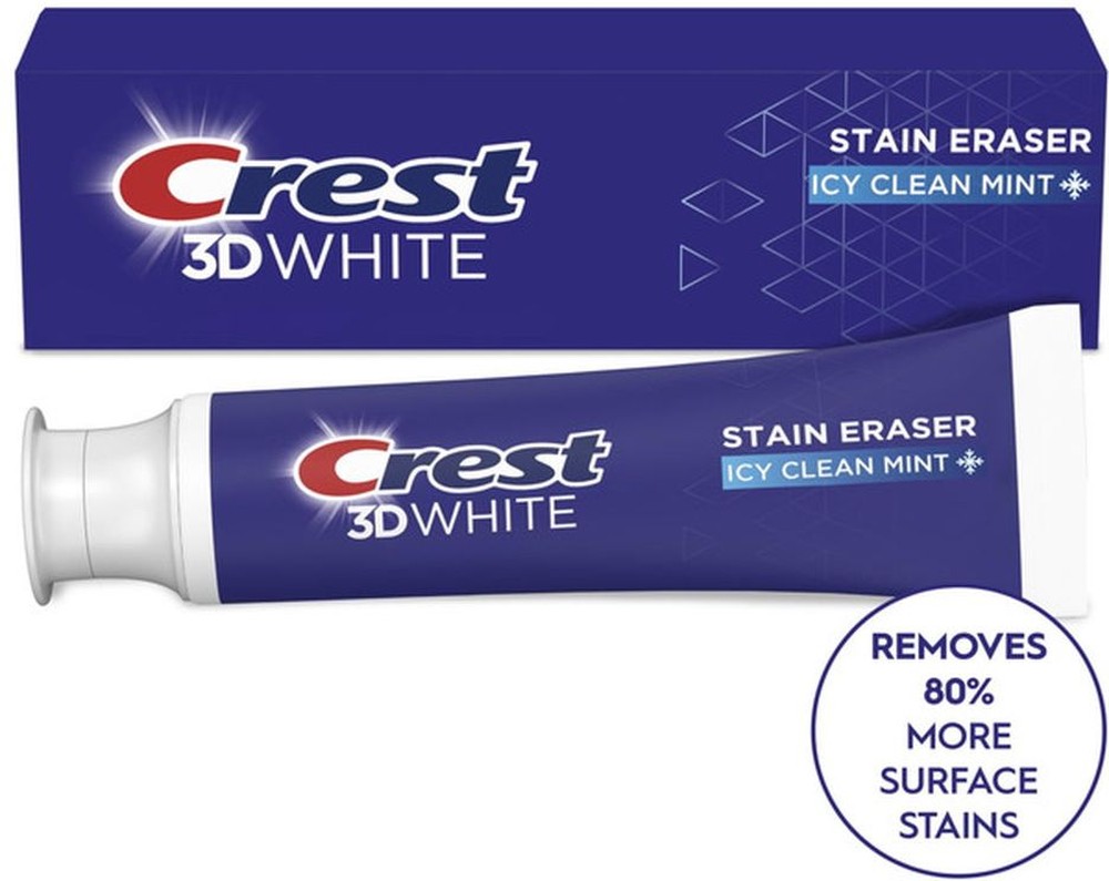 3D White Stain Eraser Toothpaste, Icy Clean Mint