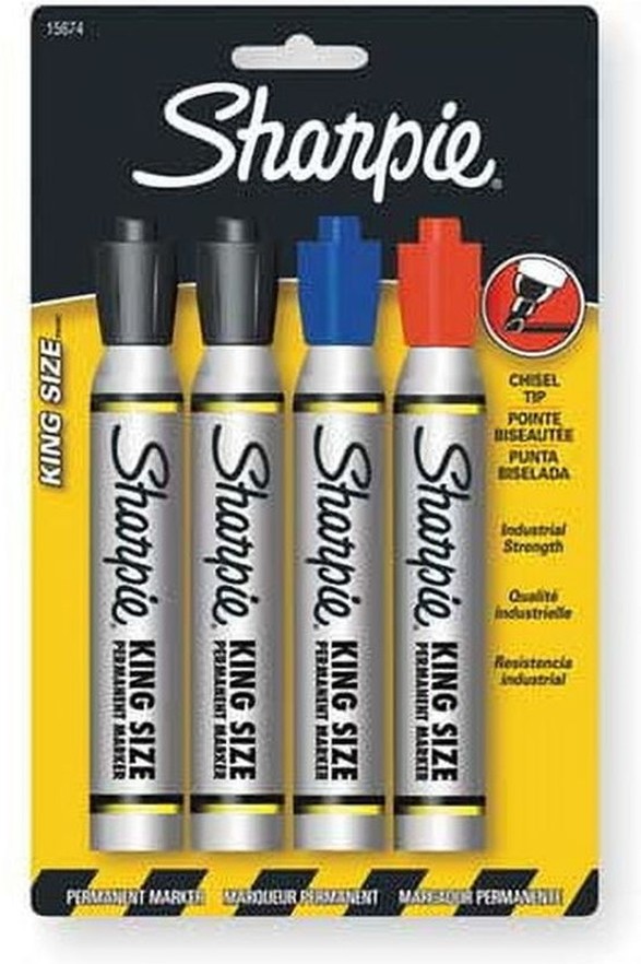 Assorted King Size Permanent Markers