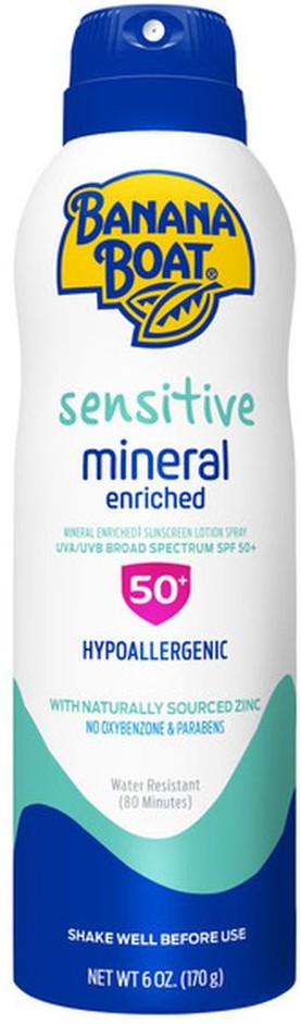 Sensitive Enriched Sunscreen Spray SPF 50+, 6oz.