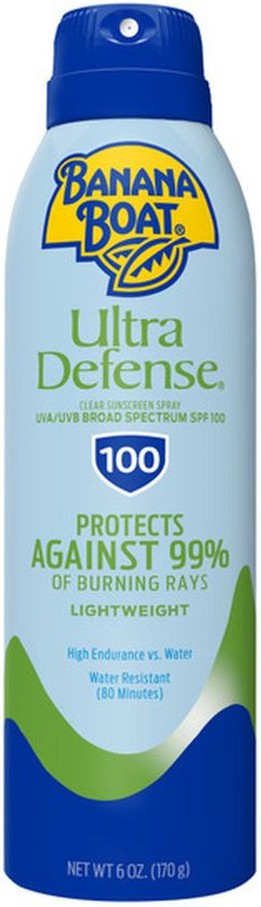 Ultra Defense Max Skin Protect Clear Spray Sunscreen Broad Spectrum
