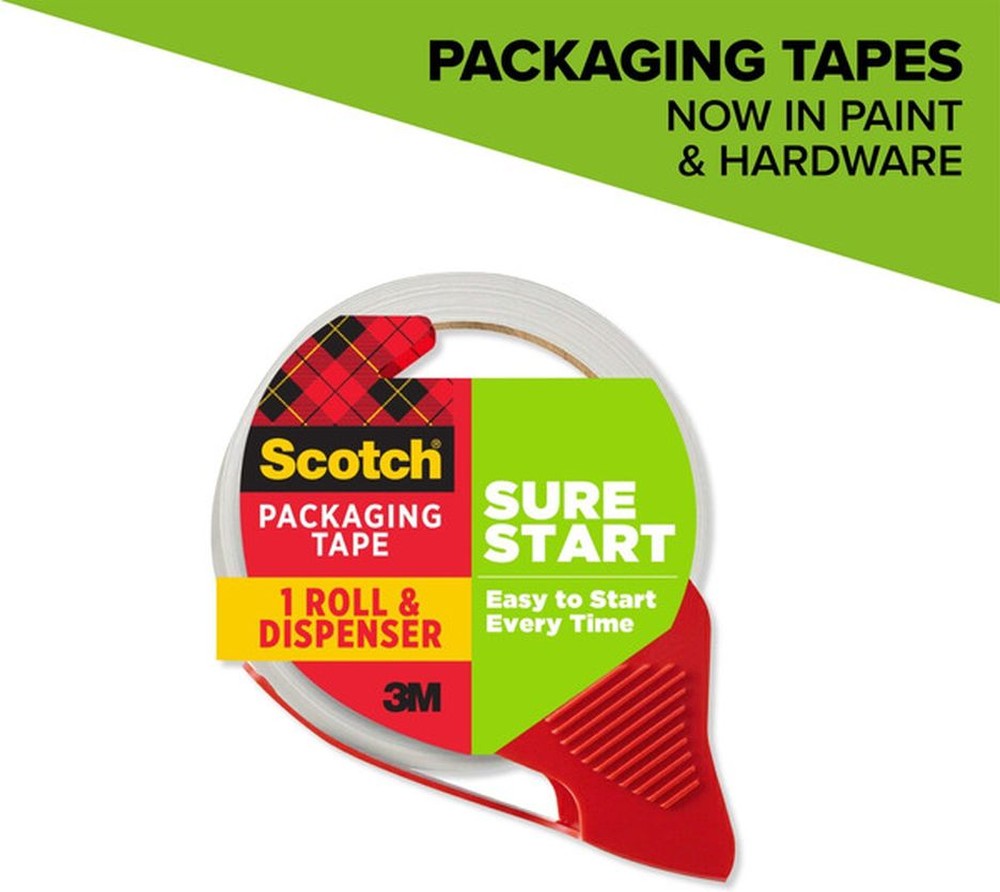 1.88" x 38.2 yds Sure Start Packaging Tape Dispenser