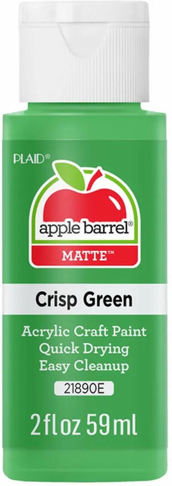 21890E Matte Finish Crisp Green Acrylic Craft Paint