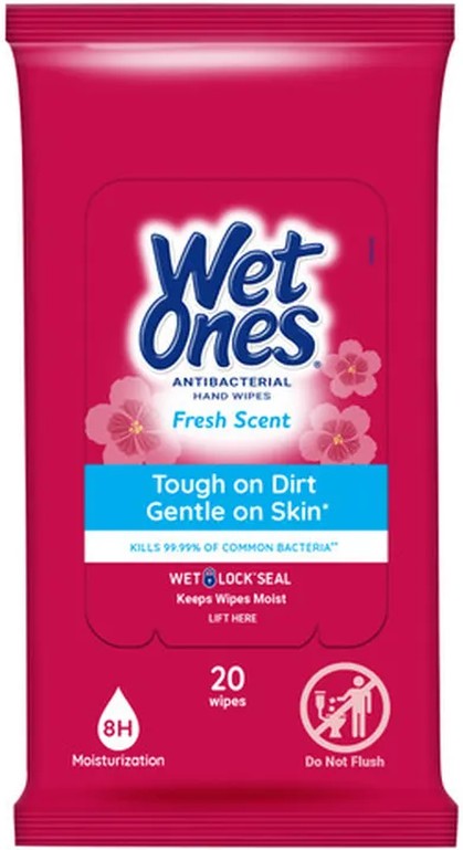 Hand Wipes Fresh Scent Travel Pack - 20 Count