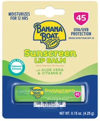Sunscreen Lip Balm, Broad Spectrum SPF 45