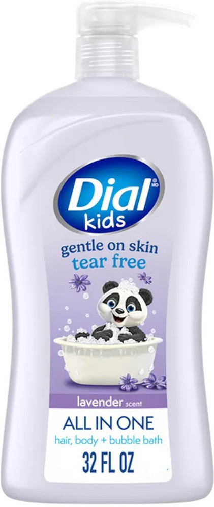 Body, Hair + Bubble Bath, Lavender, 3 in 1