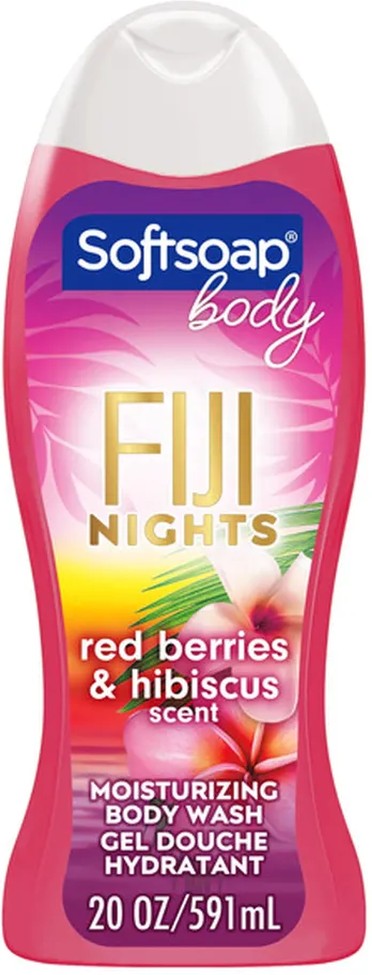 Body Wash, Moisturizing, Red Berries & Hibiscus Scent, Fiji Nights