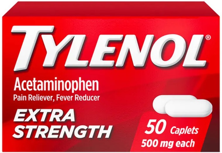 Extra Strength Caplets With 500 Mg acetaminophen