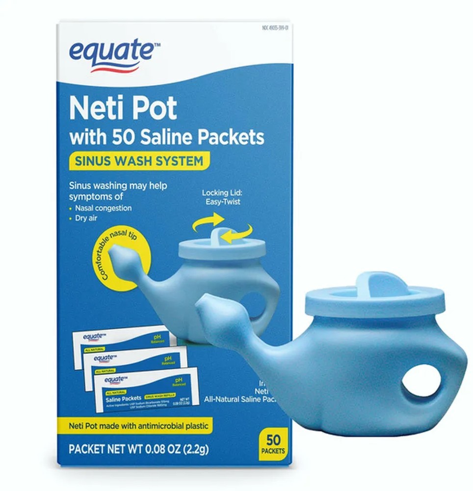 Neti Pot, with Saline Packets