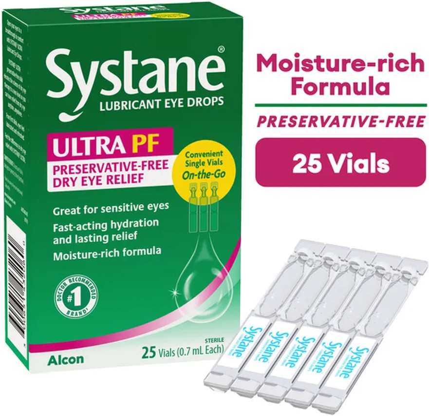 Ultra Lubricant Eye Drops High Performance Vials - 25 CT