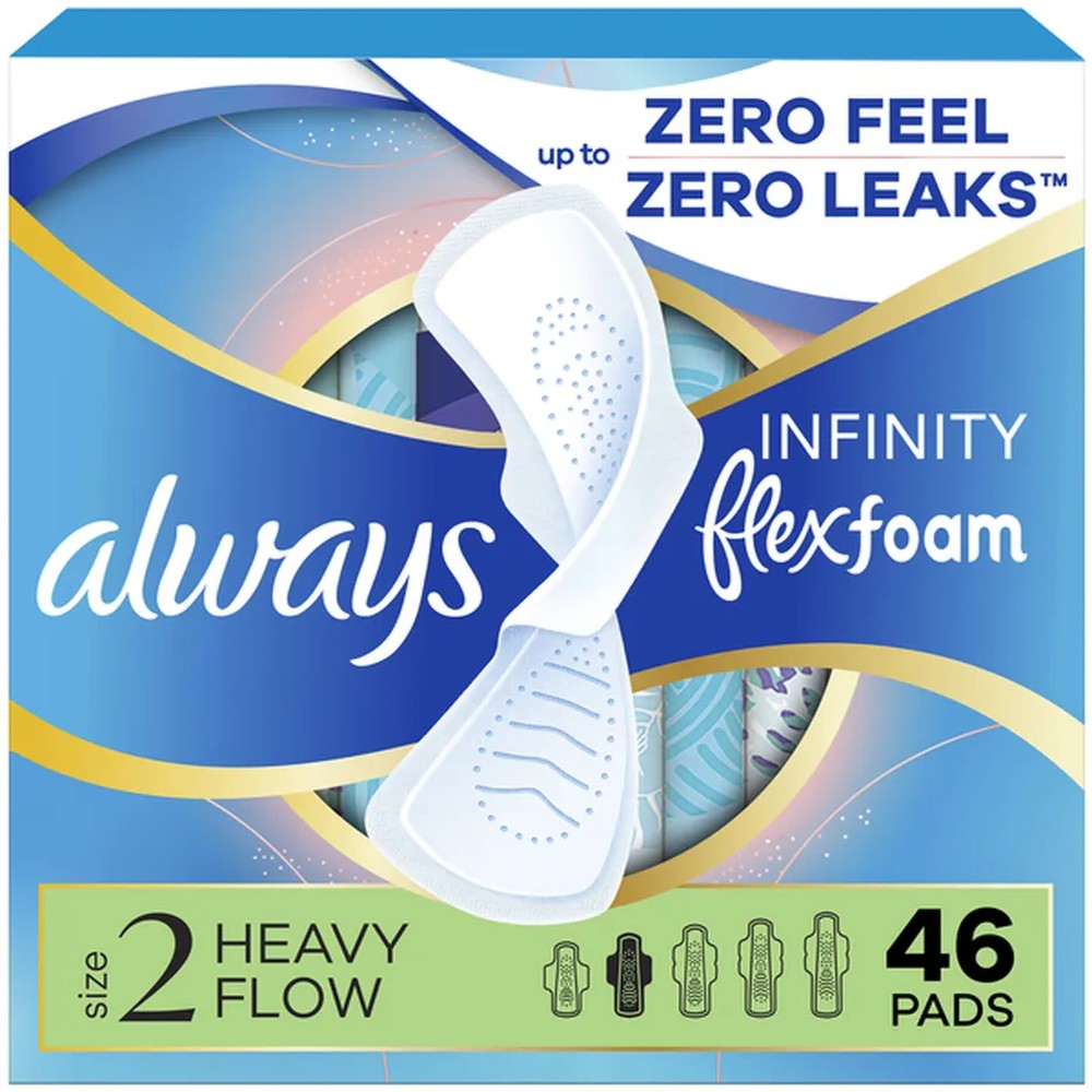 Infinity Super Sanitary Pads with Wings
