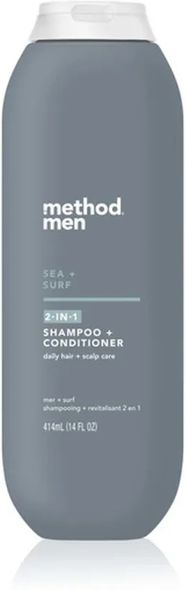 Men 2-in-1 Shampoo + Condtioner, Sea + Surf.