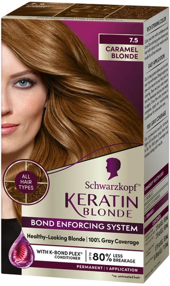 Intense Caring Color Caramel Blonde Hair Color Kit
