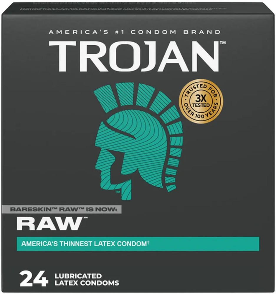 Bareskin Raw Condoms, Thin Condoms, Count Lubricated Condoms