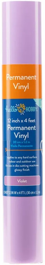 Violet Permanent Craft Vinyl Roll