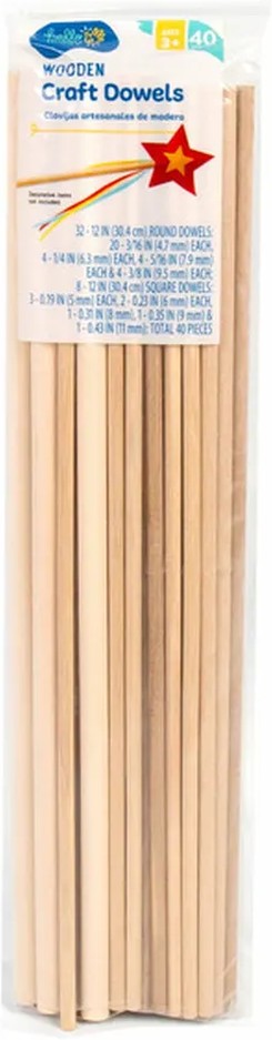 Wooden Craft Dowels