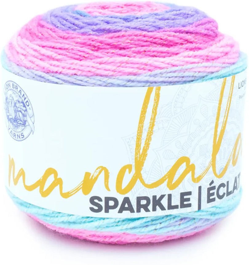 Mandala Sparkle Draco Fashion Cake Yarn