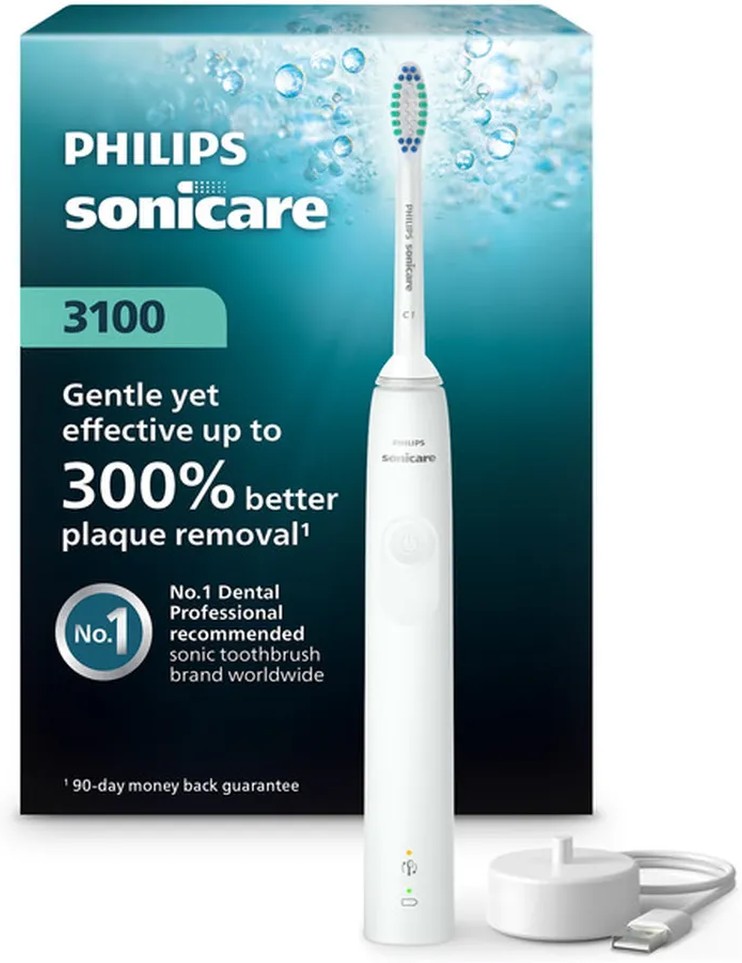 Power Toothbrush, Rechargeable, 3100